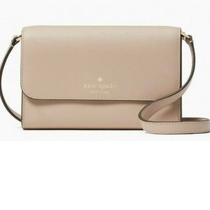 Warm Beige Kate Spade Crossbody Purse